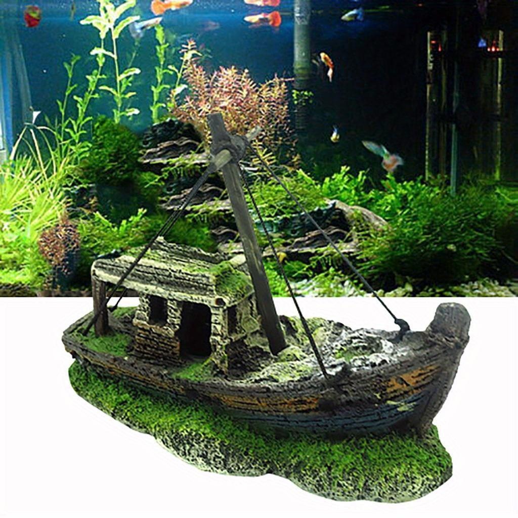 Marine Aquarium For Sale - Aquarium Fish Tank Landscape Wreck Ship