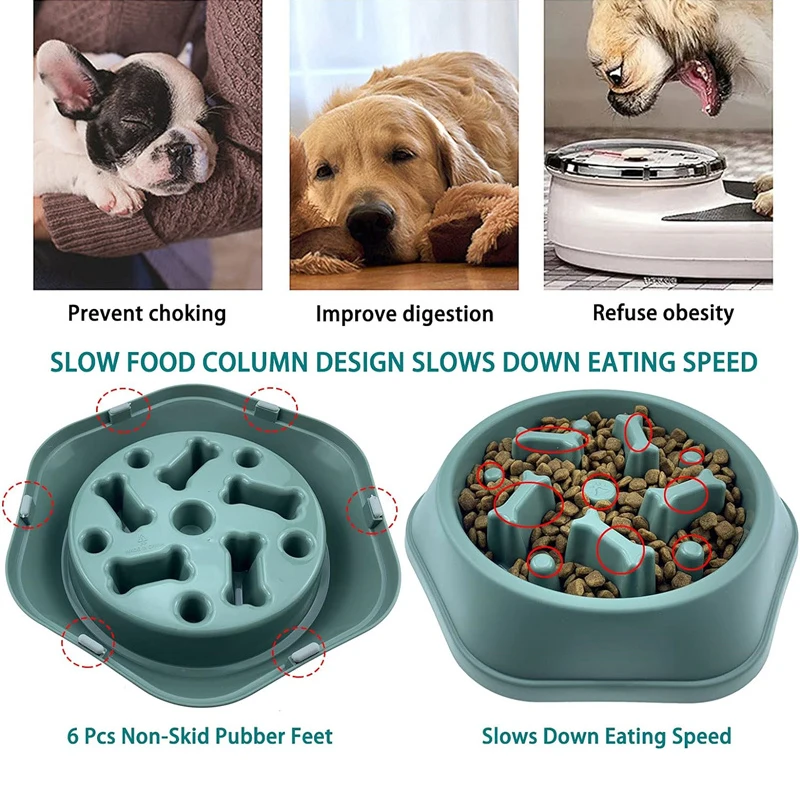 New Slow Feeder Dog Bowl Anti- - Royal Canin Food Medium recension och pris