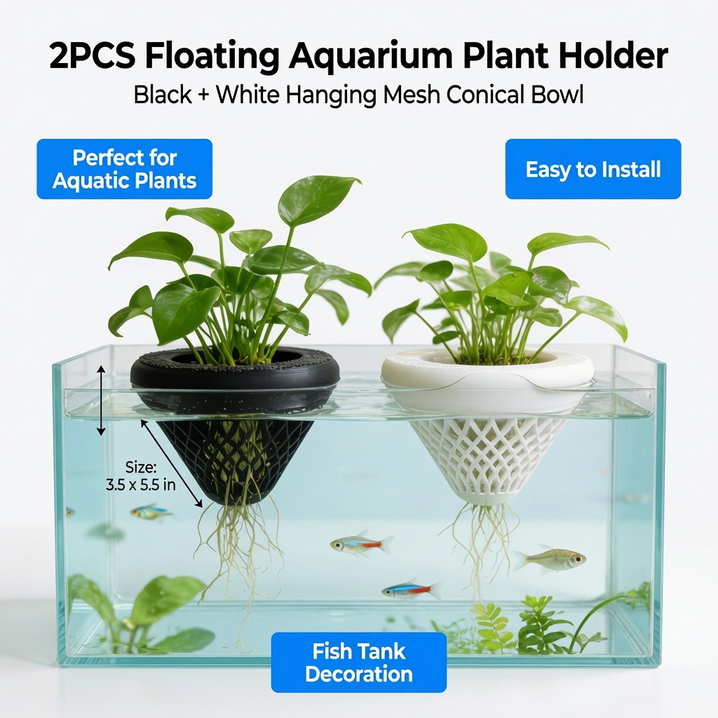 2PCS Floating Aquarium Plant H - Marine Aquarium For Sale recension och pris