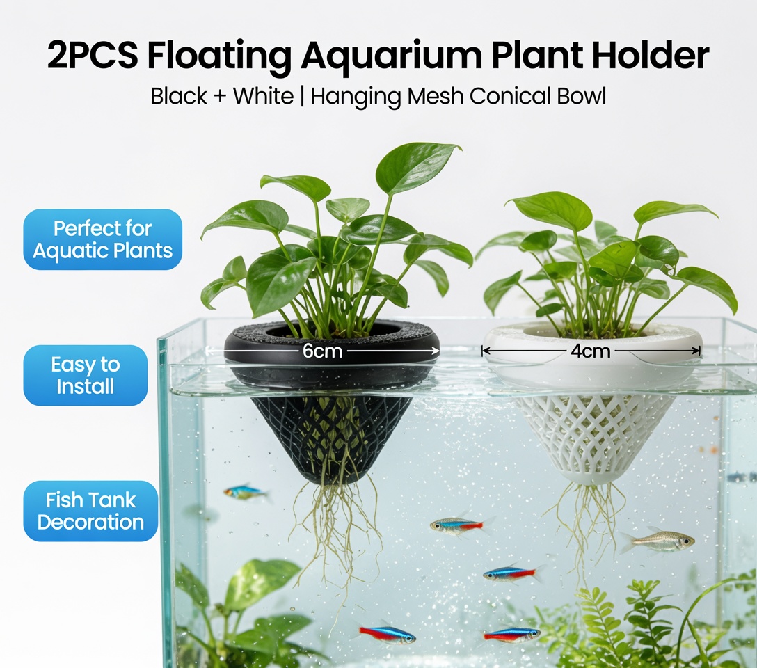 2PCS Floating Aquarium Plant H - Marine Aquarium For Sale recension och pris