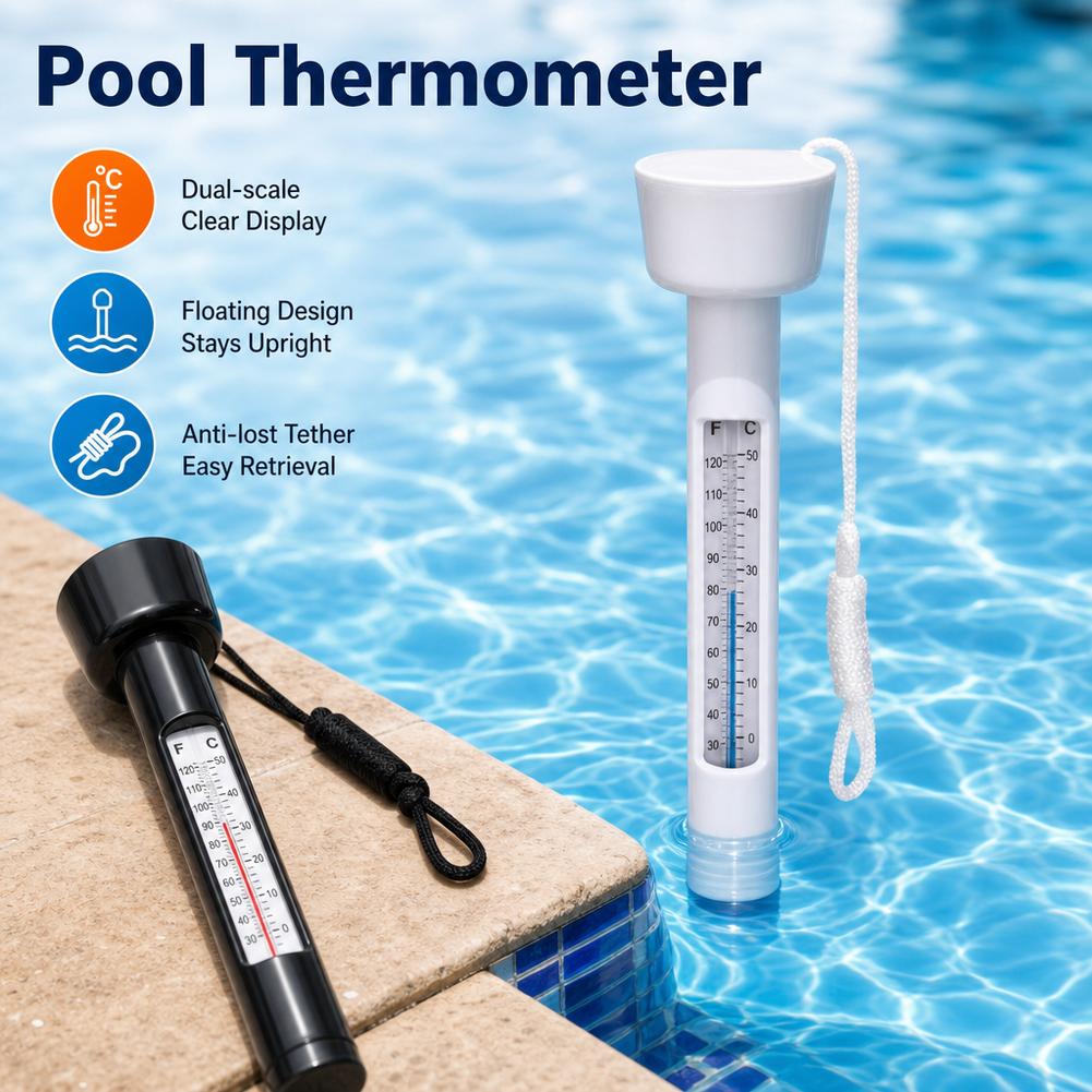 Floating Pool Thermometer With - Marine Aquarium Hydrometer recension och pris