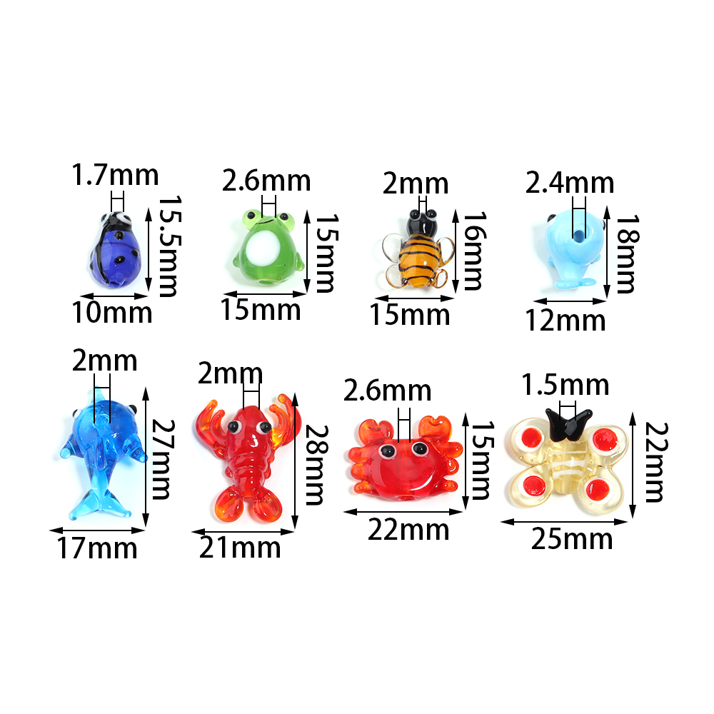 2Pcs Glass Pendant Marine Anim - Marine Aquarium Aquascape recension och pris