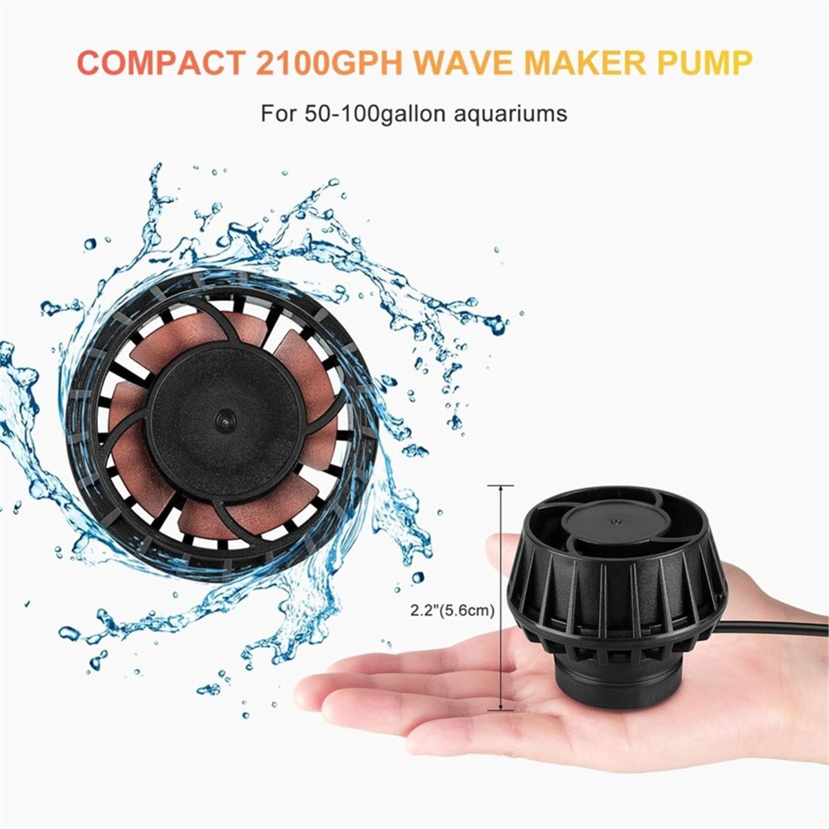 A983K 2100GPH Aquarium Wave Ma - Powerhead Wave Maker recension och pris