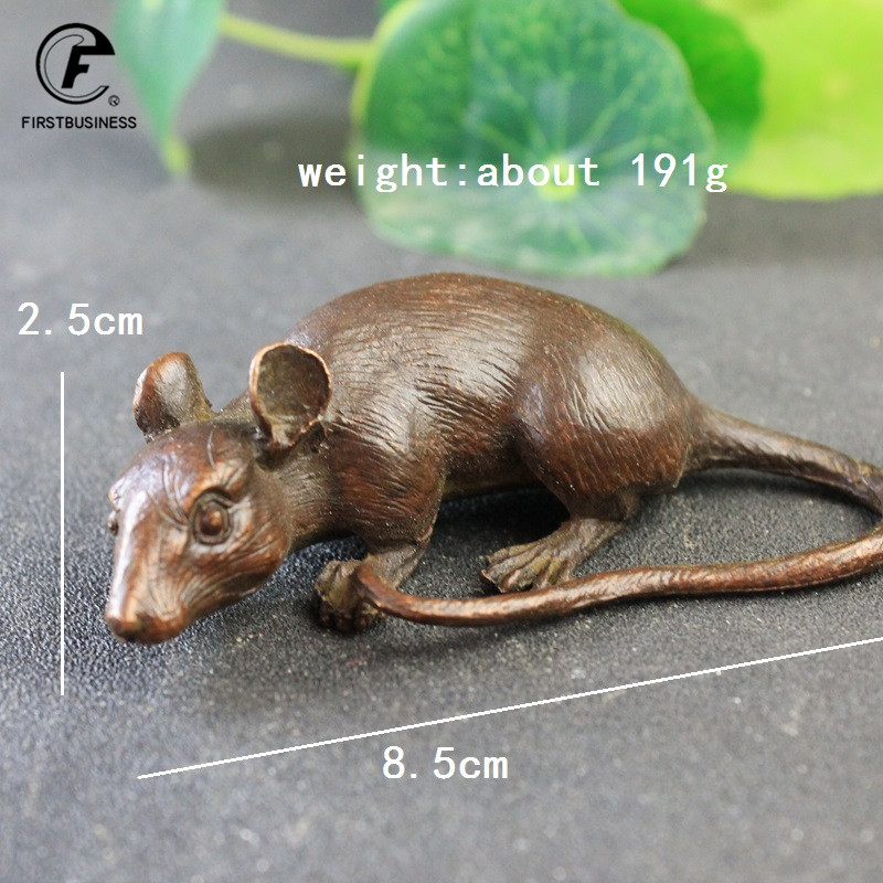 Heavy Brass BIG Rat Mouse Figu - Marine Aquarium For Sale recension och pris