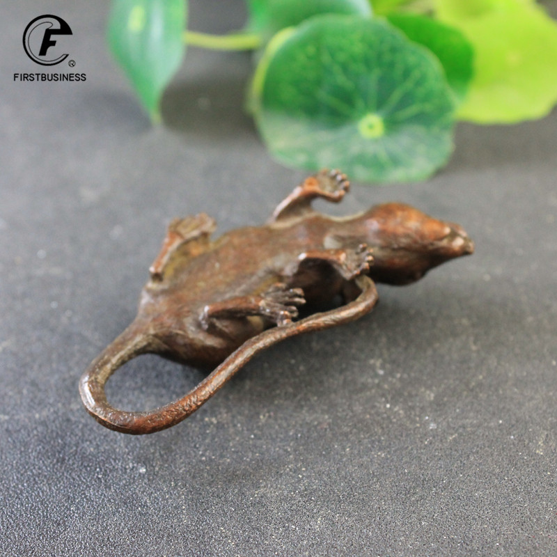 Heavy Brass BIG Rat Mouse Figu - Marine Aquarium For Sale recension och pris