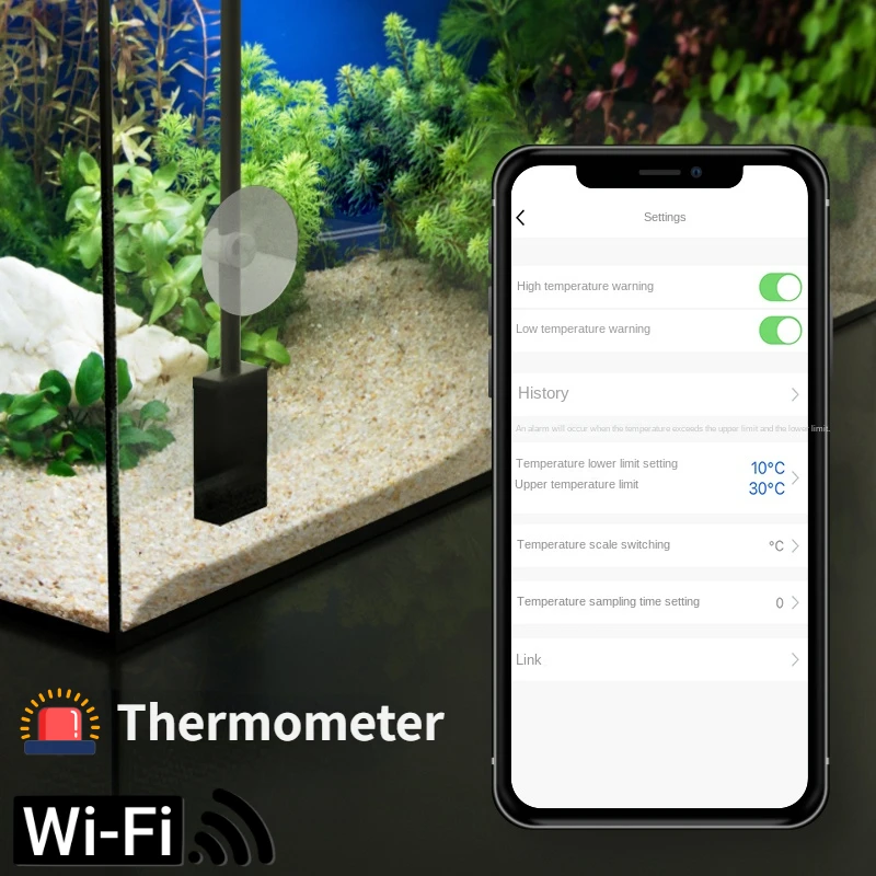Intelligent fish tank WIFI hig - Marine Aquarium Hydrometer recension och pris