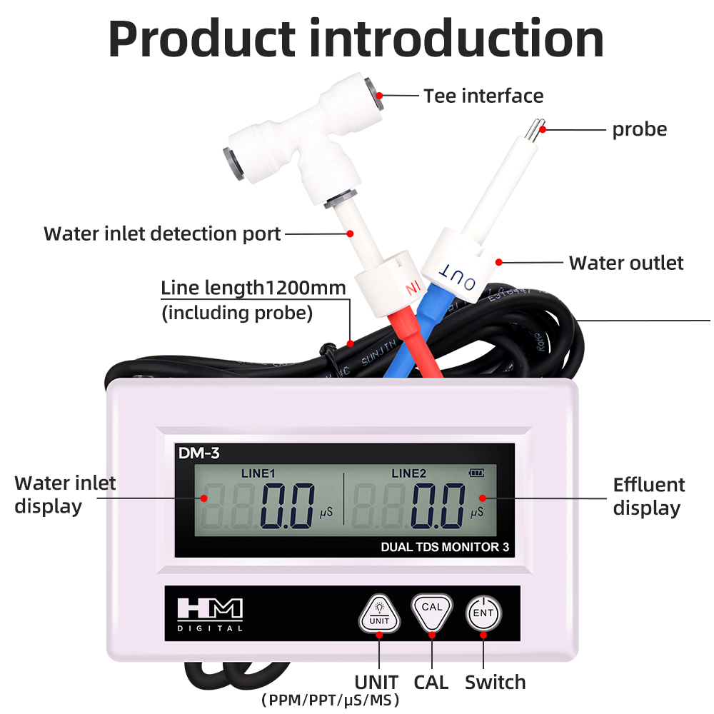 HM DM3 Online TDS EC Water Qua - Marine Aquarium Hydrometer recension och pris