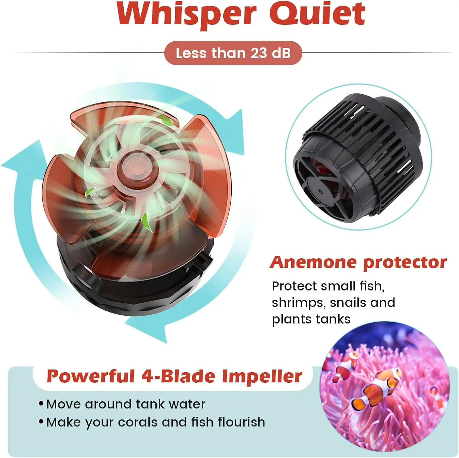Adjustable Flow Aquarium Wave  - Powerhead Wave Maker recension och pris
