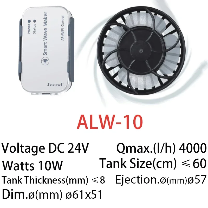 Jebao Jecod New ALW Series WIF - Powerhead Wave Maker recension och pris