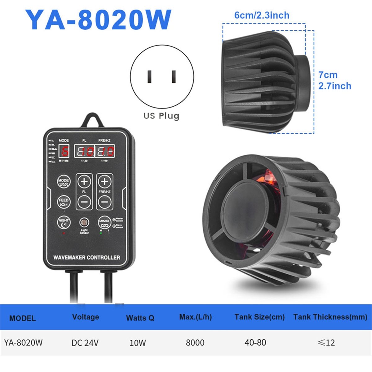 NEW Fish Magnetic Aquarium Wav - Powerhead Wave Maker recension och pris