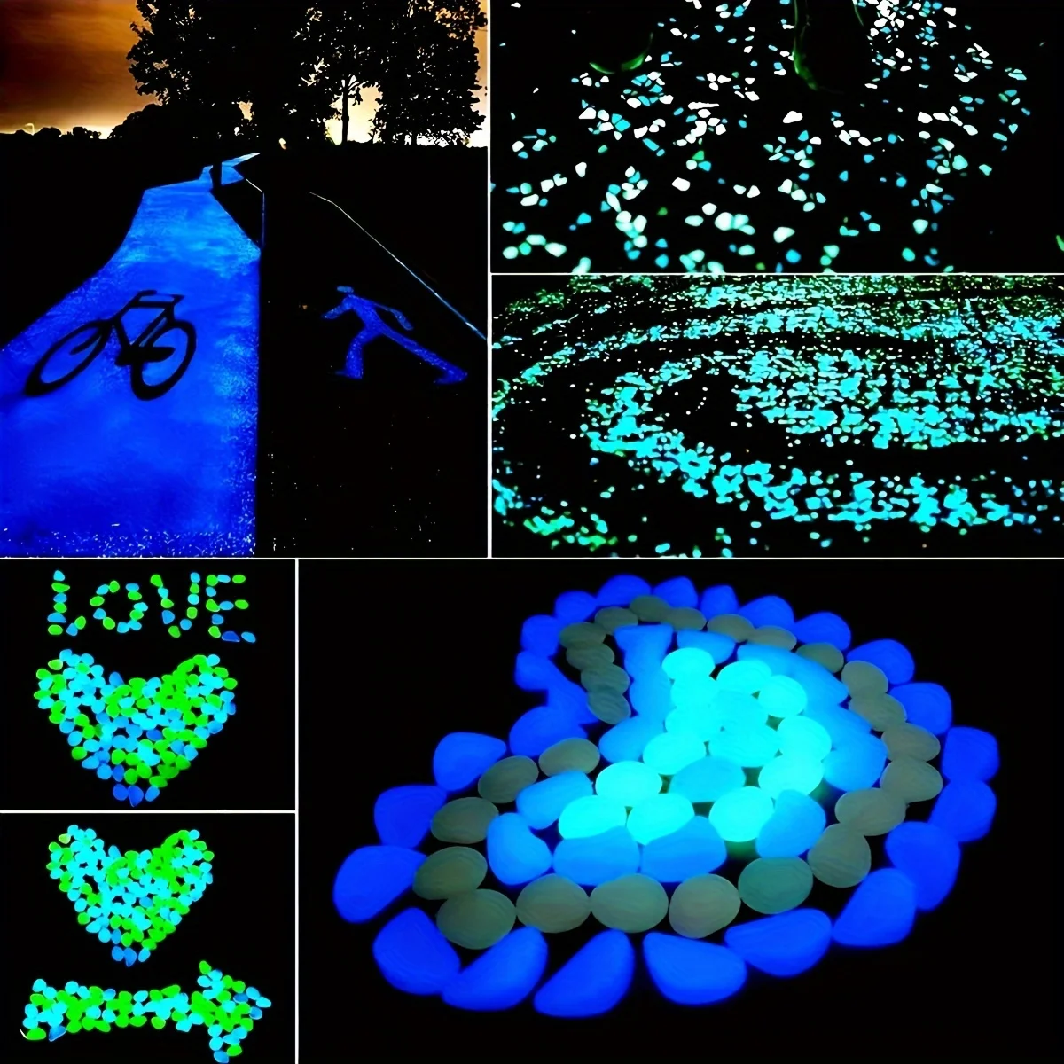 Luminous Pebbles Night Light S - Marine Aquarium Aquascape recension och pris