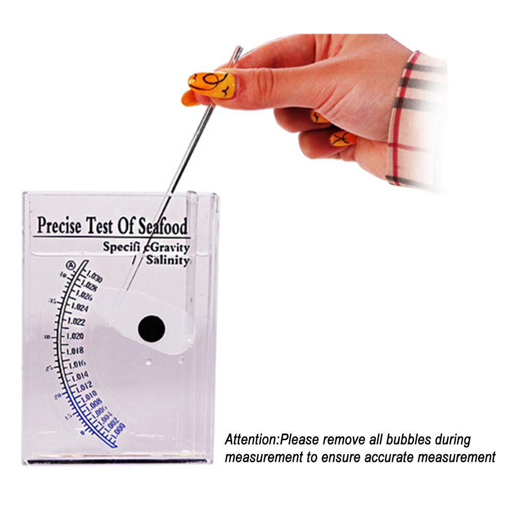 Salinity Meter Seawater Aquacu - Marine Aquarium Hydrometer recension och pris