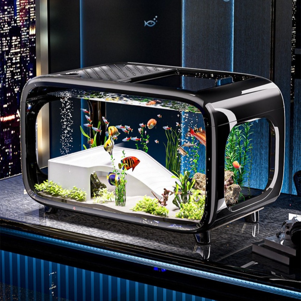 Transparent Luxury Fish Tank D - Marine Aquarium Aquascape recension och pris