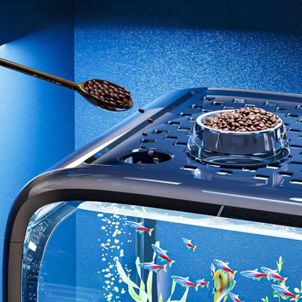 Transparent Luxury Fish Tank D - Marine Aquarium Aquascape recension och pris
