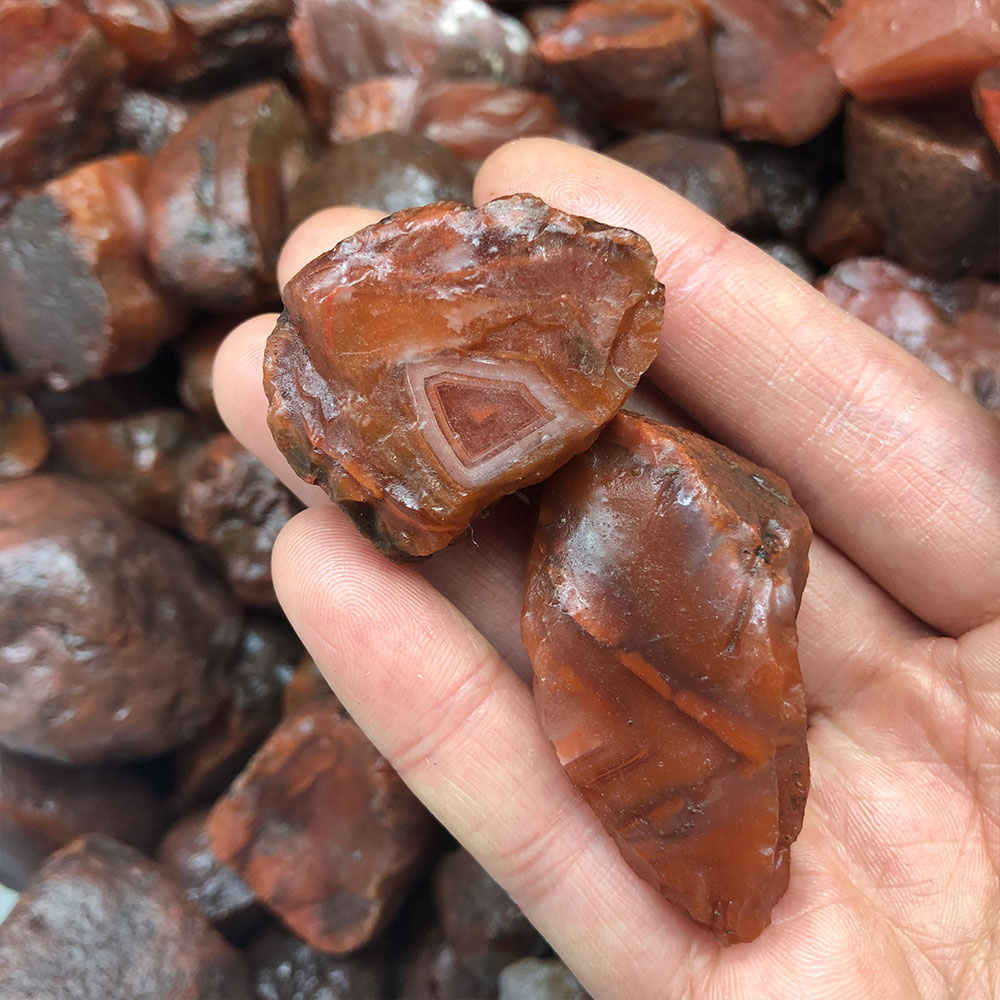1pc Random Rough Raw Carnelian - Marine Aquarium Aquascape recension och pris