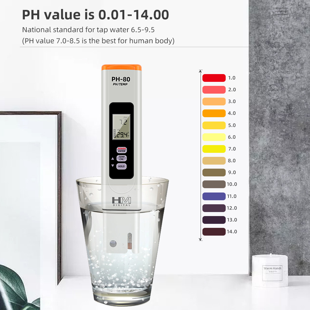 Digital PH Meter HM PH-80 PH T - Marine Aquarium Hydrometer recension och pris