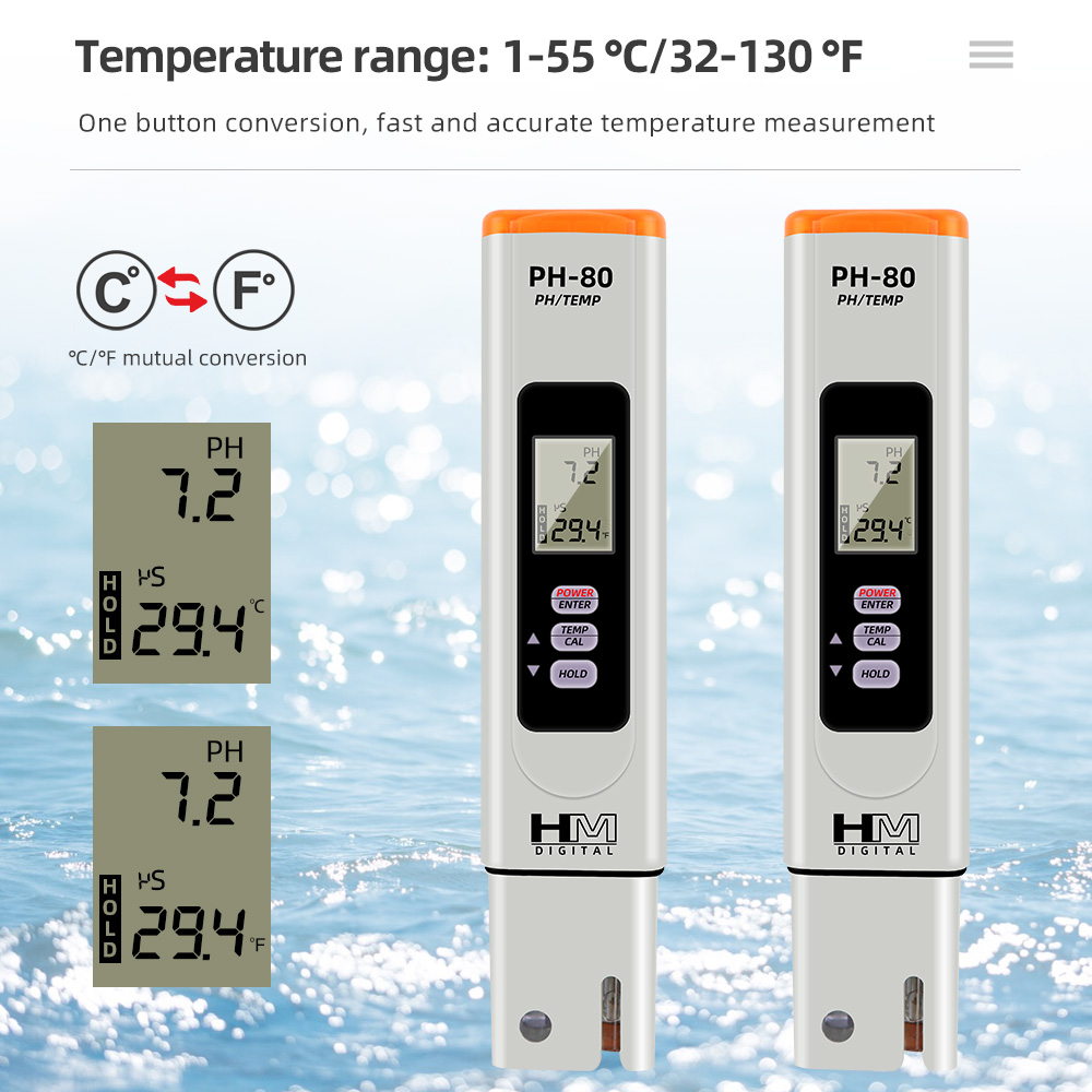 Digital PH Meter HM PH-80 PH T - Marine Aquarium Hydrometer recension och pris